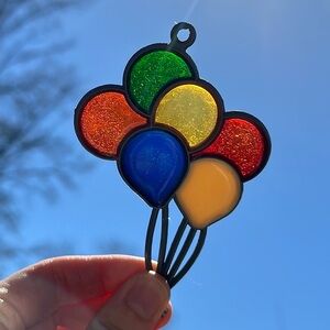 Vintage Balloon Sun Catcher
